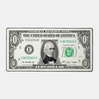 Alfrombrillas De Escritorio Billete de Cero Dólares