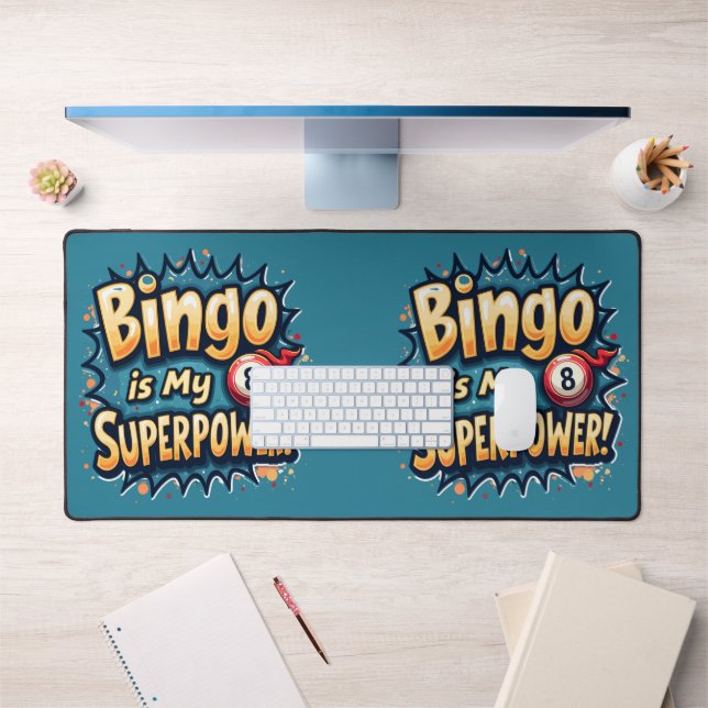 Alfrombrillas De Escritorio Bingo es mi superpoder retro Bingo amor (Oficina 1)