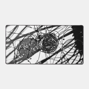 Alfrombrillas De Escritorio Blanco y negro