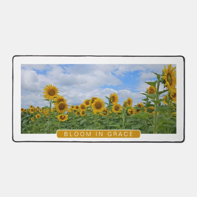 Alfrombrillas De Escritorio Bloom in Grace Field of Sunflowers (Anverso)