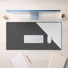 Alfrombrillas De Escritorio Bloque de color negrita de la esquina gris blanco 