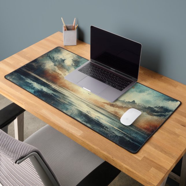 Alfrombrillas De Escritorio Blue Stormy Seascape Old Photograph (Oficina 2)