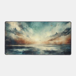 Alfrombrillas De Escritorio Blue Stormy Seascape Old Photograph