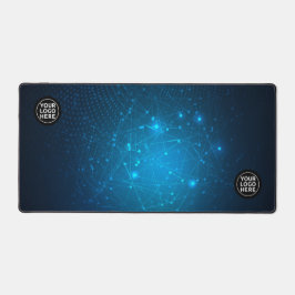 Alfrombrillas De Escritorio Blue Tech Profesional Desk Mat Mouse Pad