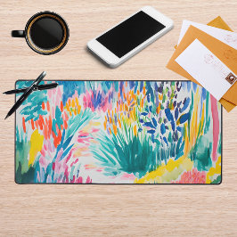 Alfrombrillas De Escritorio Boho Abstract Wildflower Garden