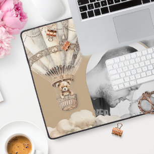 Alfrombrillas De Escritorio Boho Arch Teddy Bear Air Balloon Nubes Foto