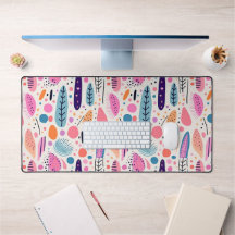 BOHO Patrón Resumen Pastel Botánico