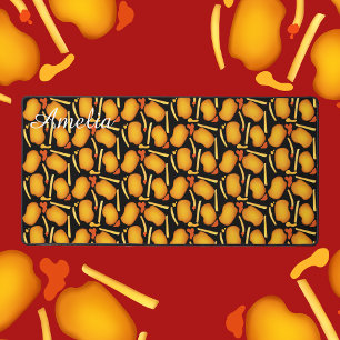 Alfrombrillas De Escritorio Bolas De Pollo Fritas Y Fries De Patata