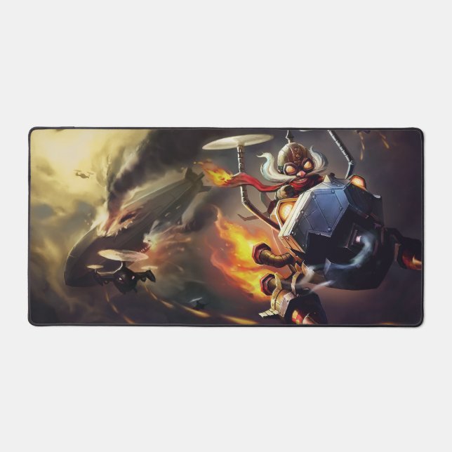 Alfrombrillas De Escritorio Bombardier Gaming Desk Mat | Mousepads para juegos (Anverso)