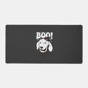 Alfrombrillas De Escritorio Boo Halloween Perro Bruja Sombrero Murciélagos