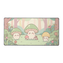 Bosque de Hongos Kawaii Adorable