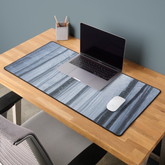 Alfrombrillas De Escritorio Bosque de invierno helado de niebla (Oficina 2)