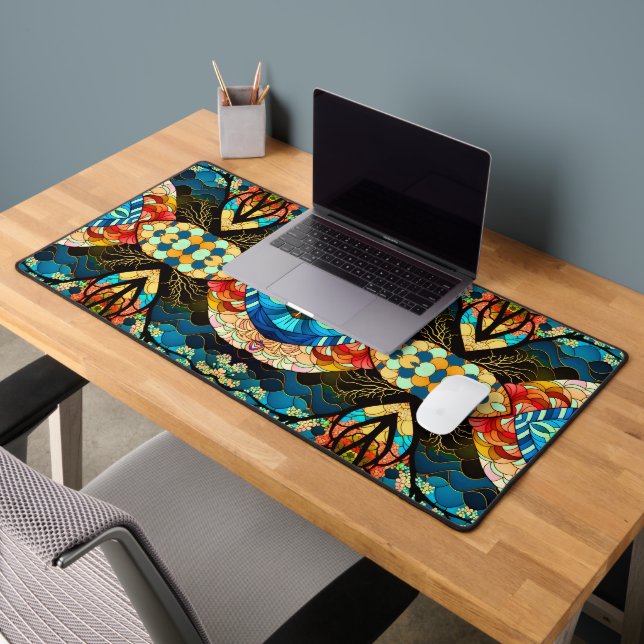 ALFROMBRILLAS DE ESCRITORIO BOSQUE SIMÉTRICO ESTILO ARTÍCULO JAPONÉS (Oficina 2)