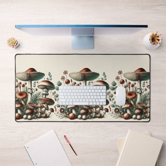 Alfrombrillas De Escritorio Bosque susurrador: Colección de patrones de hongos (Oficina 1)