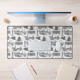 Alfrombrillas De Escritorio Boston Toile (Ed. Aniversario) Negro/Blanco