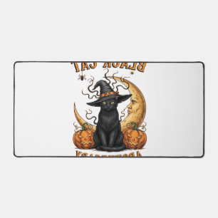 Alfrombrillas De Escritorio Botica del Gato Negro � Halloween Bruja Luna y Cal