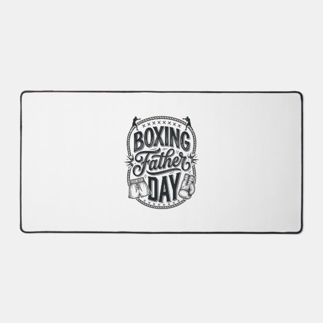 Alfrombrillas De Escritorio Boxing Father Day Vintage Engraving Shirt Design_1 (Anverso)