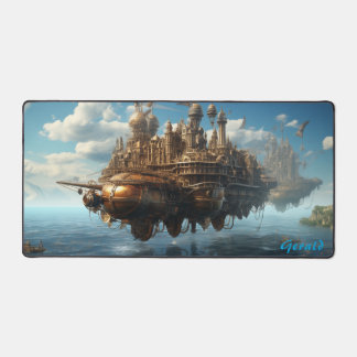 Alfrombrillas De Escritorio Brass Haven Steampunk Castle Fantasy