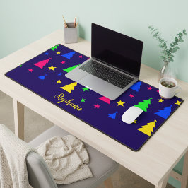 Alfrombrillas De Escritorio Bright Christmas Tree Festive Personalized Pattern