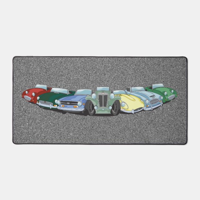 Alfrombrillas De Escritorio British Car Desk Pad (Anverso)