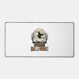 Alfrombrillas De Escritorio Bruja Vintage Feliz Halloween Diseño de Vector_1
