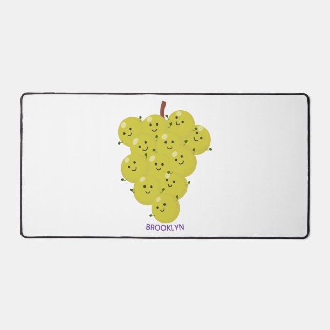 Alfrombrillas De Escritorio Buen ilustracion de uvas personalizados (Anverso)