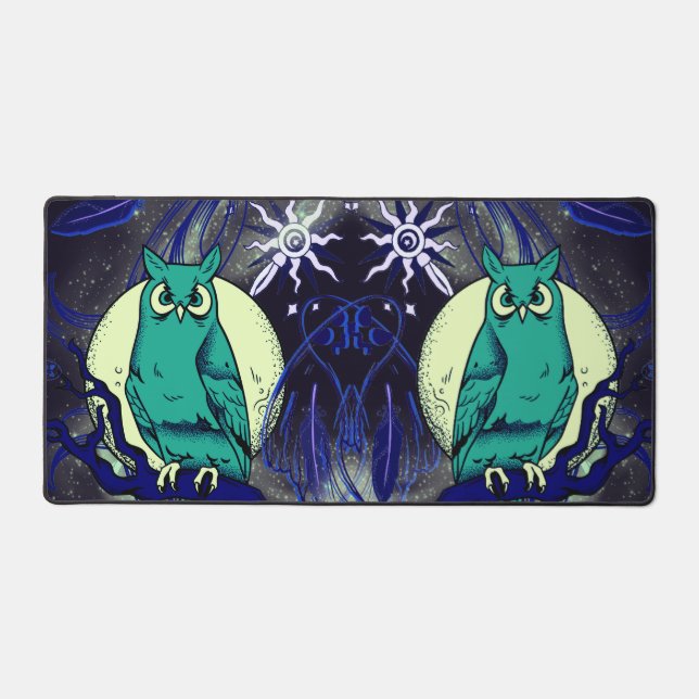 Alfrombrillas De Escritorio Búho y fantasma (Anverso)