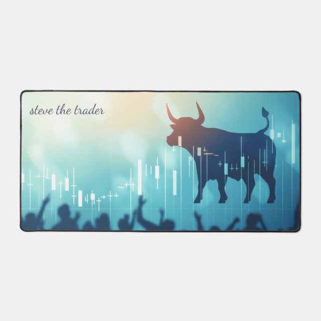 Alfrombrillas De Escritorio Bull Market Celebration Personalized (Anverso)
