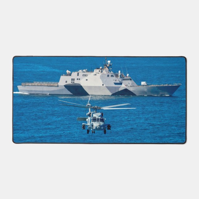 ALFROMBRILLAS DE ESCRITORIO BUQUE DE COMBATE LITORAL DE EE. UU. – LCS (Anverso)