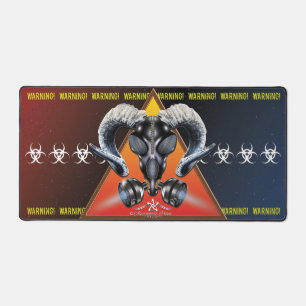 ALFROMBRILLAS DE ESCRITORIO ¡BW! ¡ADVERTENCIA DE BIOPELIGRO! CALAVERA