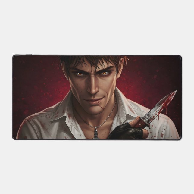 Alfrombrillas De Escritorio Caballero manchado de sangre (Anverso)