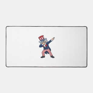 Alfrombrillas De Escritorio Caballero Patriótico Dabbing Diseño Vector Vintage