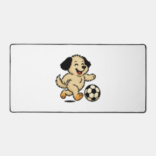 Alfrombrillas De Escritorio Cachorro jugando fútbol