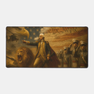 Alfrombrillas De Escritorio Cadete patriótico Washington Mousepad