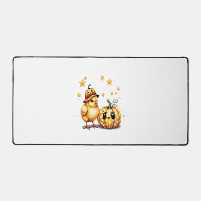 Alfrombrillas De Escritorio Calabaza de pollo de Halloween (Anverso)