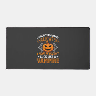 Alfrombrillas De Escritorio Calabaza de vampiro divertido de Halloween