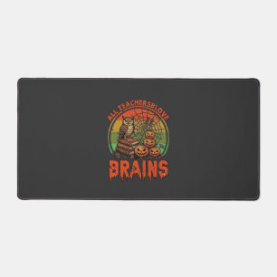 Alfrombrillas De Escritorio Calabazas De Halloween De Búhos Cerebros Aman Todo