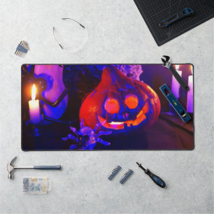 Alfrombrillas De Escritorio Calabazas de Halloween de neón