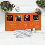 Alfrombrillas De Escritorio Calendario 2025 Collage de fotos Naranja quemado m<br><div class="desc">2025 Calendario Año completo Minimalista Mochila de estilo clásico Mat Mouse Pad en Terracotta Burnt Naranja con tu nombre y 4 de tus fotos favoritas! 🌟 Esta es para 2025 🌟 Esta versión está en moda Burnt Naranja, pero los colores pueden ser fácilmente personalizables! Póngase en contacto con nosotros en...</div>