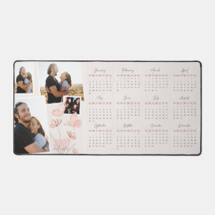 Alfrombrillas De Escritorio Calendario Anual de Varias Fotos Florales 2027 Rat