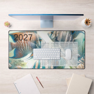 Alfrombrillas De Escritorio Calendario de arte acuático de peces tropicales 20