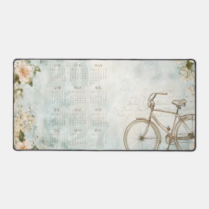 Alfrombrillas De Escritorio Calendario de bicicleta caprichoso vintage persona