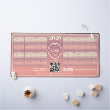 Calendario empresarial promocional Elegant Blush 2