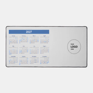 Alfrombrillas De Escritorio Calendario personalizado 2027 Logo