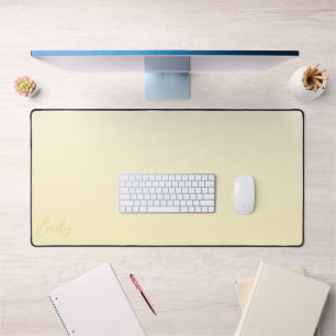 Alfrombrillas De Escritorio Caligrafía Personalizada con Gradiente Amarillo Pa