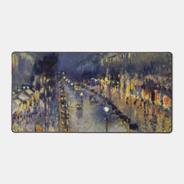 Alfrombrillas De Escritorio Camille Pissarro - Boulevard Montmartre de noche