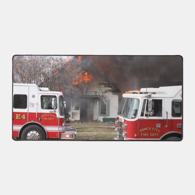 Alfrombrillas De Escritorio Camión de bomberos (Anverso)