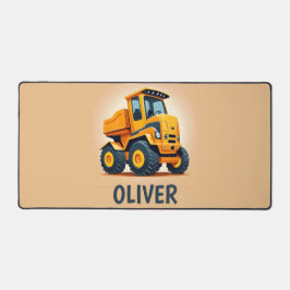 Alfrombrillas De Escritorio Camión de construcción amarillo moderno lindo