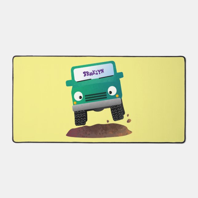 Alfrombrillas De Escritorio Camión de personalizado de vehículos 4X4 fuera de  (Anverso)