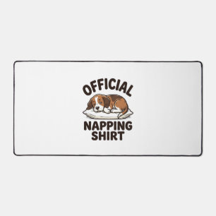 Alfrombrillas De Escritorio Camisa Oficial para Dormir Perro Dormilón Diseño V